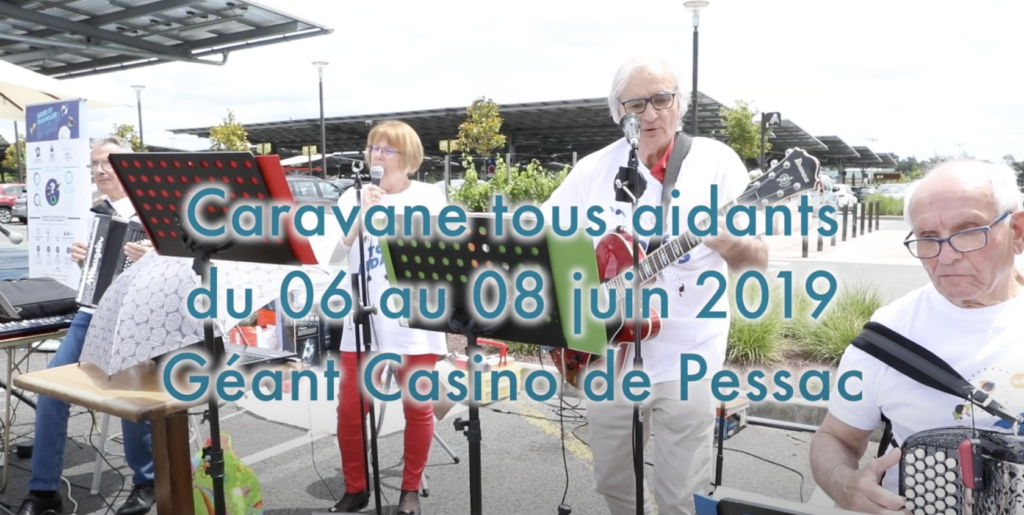 image étape caravane tous aidants du 6 au 8 juin 2019 Géant casino de pessac