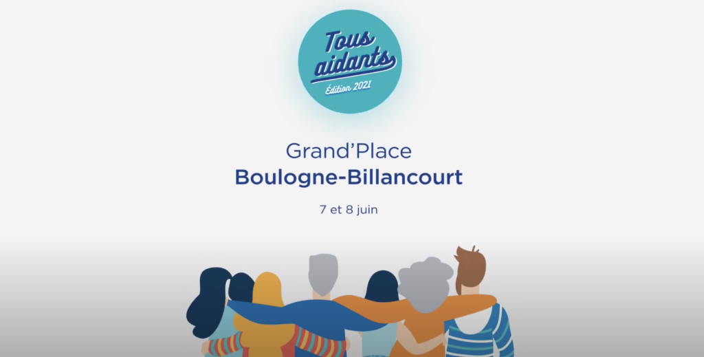 Tous aidants édition 2021 Grand Place boulogne billancourt